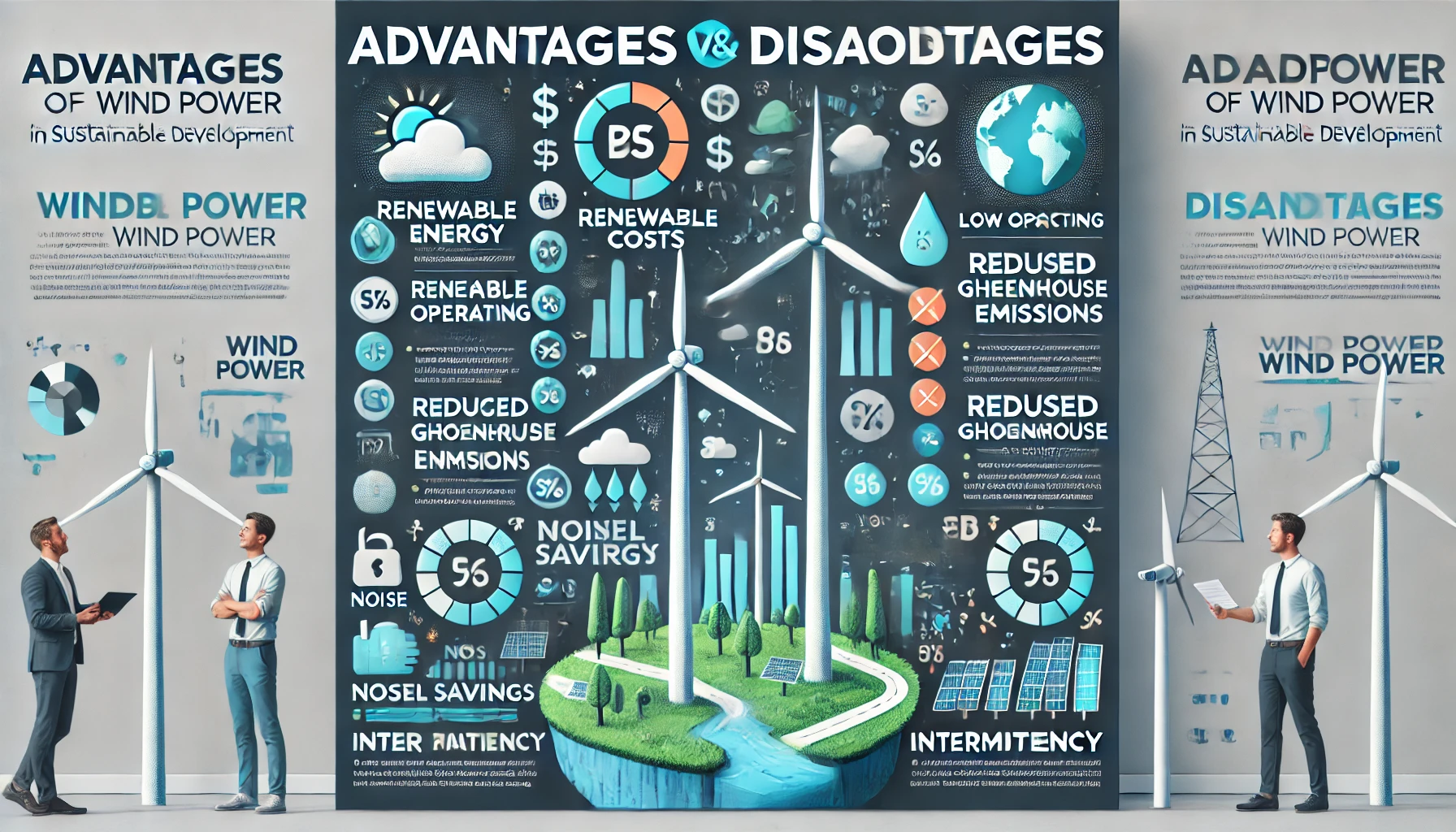 Advantages and Disadvantages of Wind Power in Sustainable Development