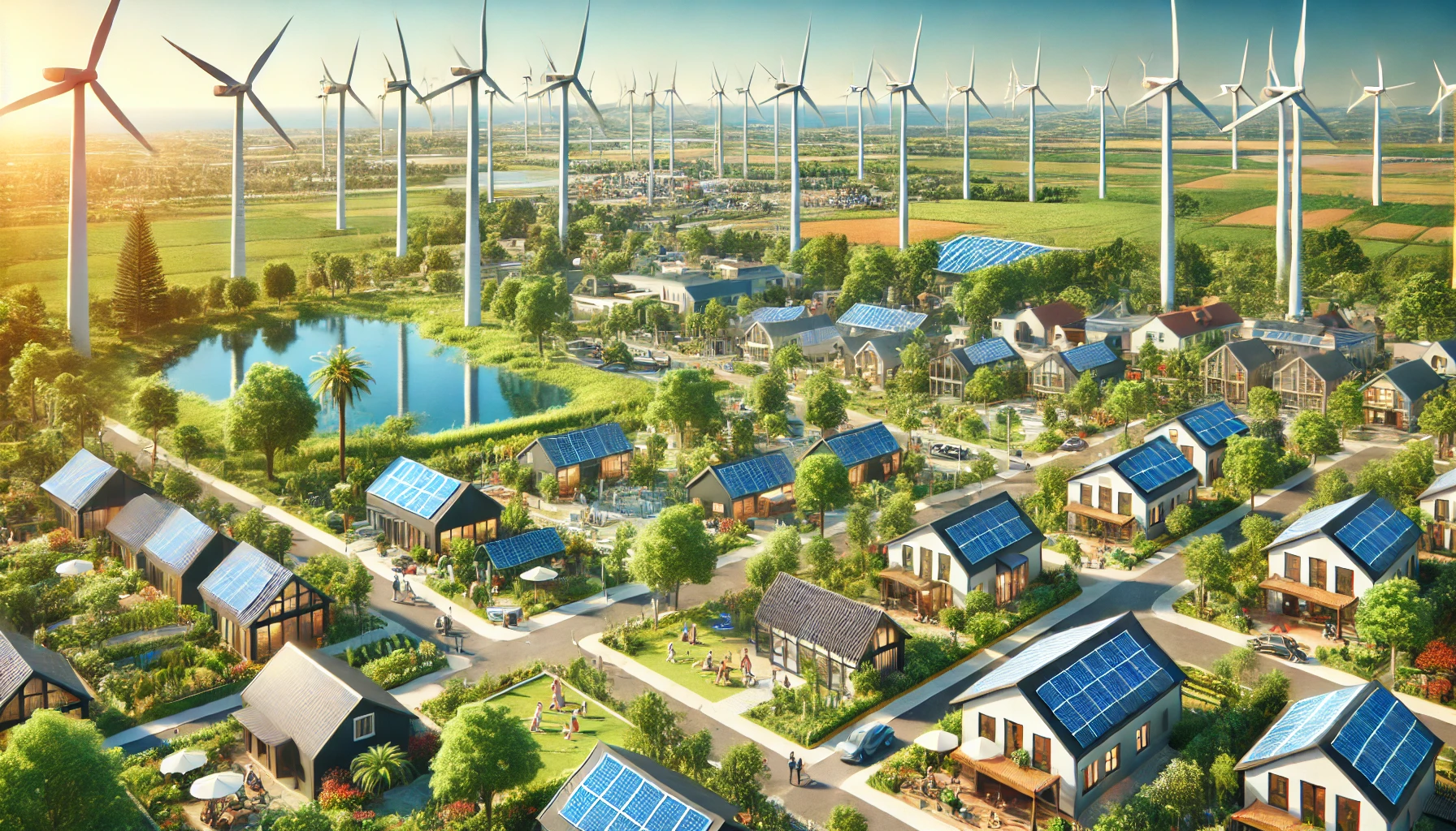 Case Studies of Wind Power Integration in Sustainable Communities