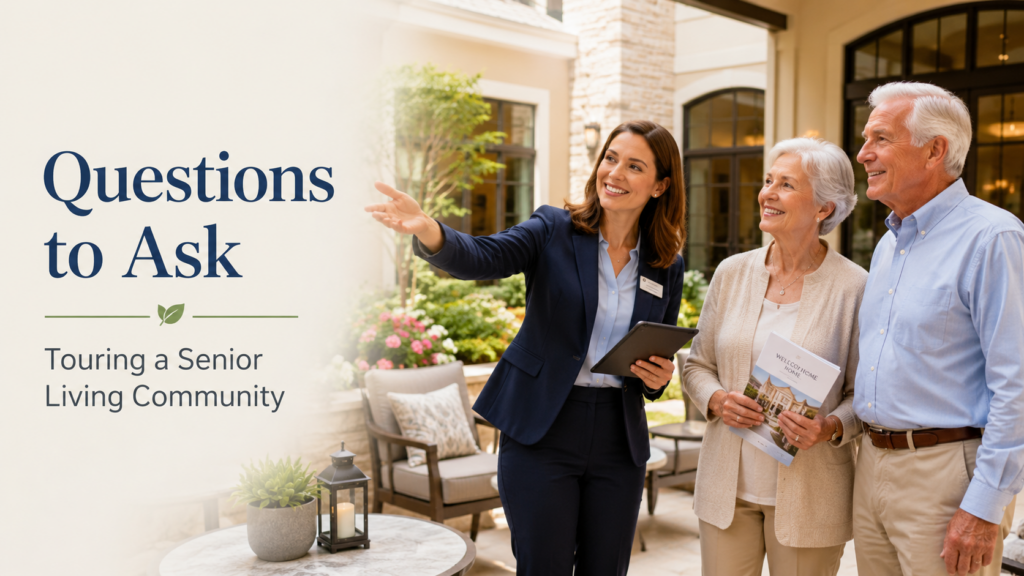 Questions to ask on a senior living tour